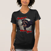 SUPER BLACK GIRL Action Hero T-shirt (Voorkant)