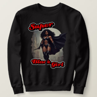 SUPER BLACK GIRL Action Hero Trui