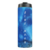 Super Blauwe Maan in de Sky Tumbler Thermosbeker (Voorkant)