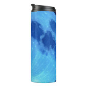 Super Blauwe Maan in de Sky Tumbler Thermosbeker (Geroteerd rechts)