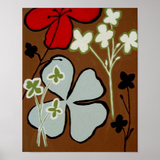 SUPER BLAUWE STROOM POSTER (Voorkant)