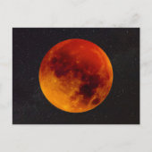 Super Blood Moon Eclipse 2019 Briefkaart (Voorkant)