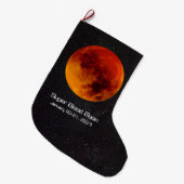 Super Blood Moon Eclipse 2019 Grote Kerstsok (Voorkant (Hangend))