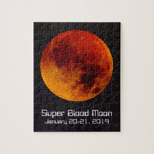 Super Blood Moon Eclipse 2019 Legpuzzel (Verticaal)