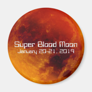 Super Blood Moon Eclipse 2019 Magneet