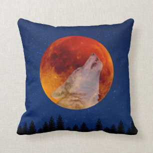 Super Blood Wolf Moon 2019 Kussen