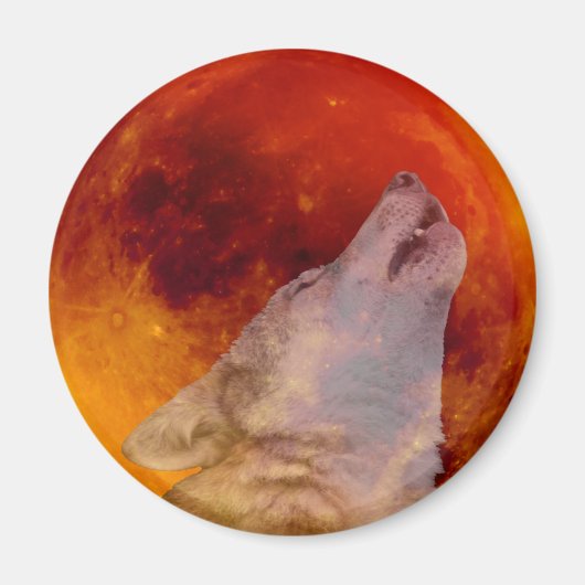 Super Blood Wolf Moon 2019 Magneet (Voorkant)