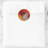 Super Blood Wolf Moon 2019 Ronde Sticker (Tas)