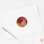 Super Blood Wolf Moon 2019 Ronde Sticker (Envelop)