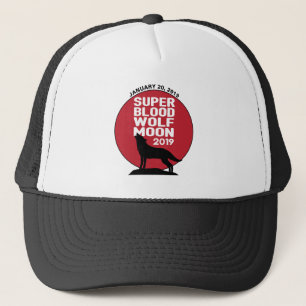 Super Blood Wolf Moon Eclipse 2019 Trucker Pet