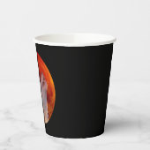 Super Blood Wolf Moon Papieren Bekers (Links)