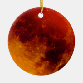Super Blue Blood Moon Keramisch Ornament