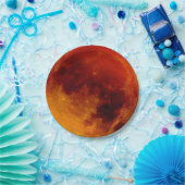 Super Blue Blood Moon Papieren Bordje (Feest)