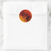 Super Blue Blood Moon Ronde Sticker (Tas)