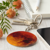 Super Blue Blood Moon Sleutelhanger (Zijkant)