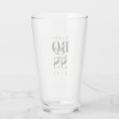 Super Boss Ever Glass Cup cadeau voor baas Glas (Achterkant)