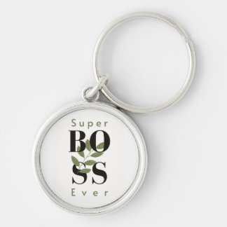 Super Boss Ever Sleutelhanger cadeau voor beste ba