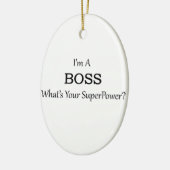 Super Boss Keramisch Ornament (Links)