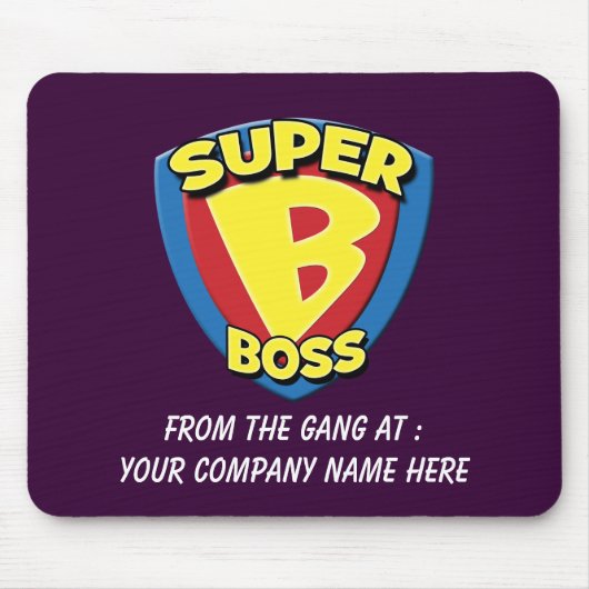  Super Boss Mousepad Muismat (Voorkant)