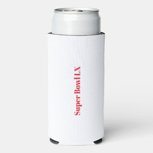 Super Bowl Halftime Seltzer Blikjeskoeler (Seltzer Achterkant)