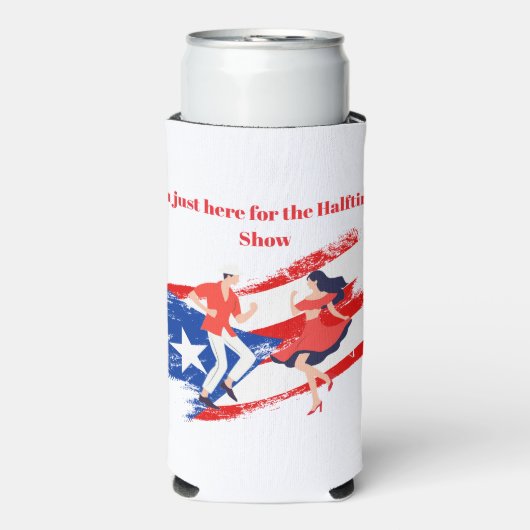 Super Bowl Halftime Seltzer Blikjeskoeler (Seltzer Voorkant)