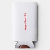 Super Bowl Halftime Seltzer Blikjeskoeler (Achterkant)