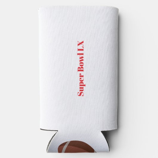 Super Bowl Halftime Seltzer Blikjeskoeler (Achterkant)