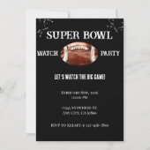 Super Bowl Invitation Kaart (Voorkant)