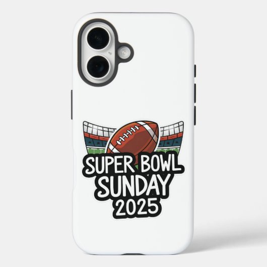 Super Bowl Luxe: iPhone 16 Hoes / iPad hoes (Achterkant)