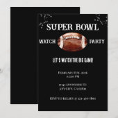 Super Bowl Uitnodiging (Voorkant / Achterkant)