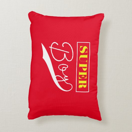 Super Boy Accent Kussen (Achterkant (Verticaal))