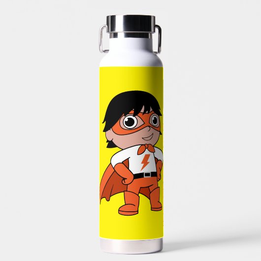 Super Boy Actieheld Waterfles (Voorkant)