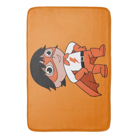 Super Boy Action Hero Badmat (Voorkant Verticaal)