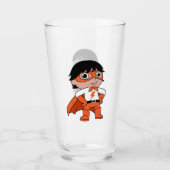 Super Boy Action Hero Glas (Voorkant)