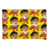 Super Boy Action Hero Kussensloop (Voorkant)