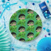 Super Boy Action Hero Papieren Bordje (Feest)