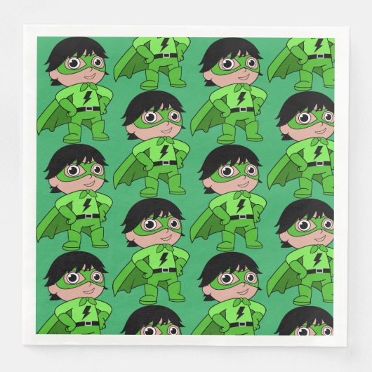 Super Boy Action Hero Servet (Voorkant)