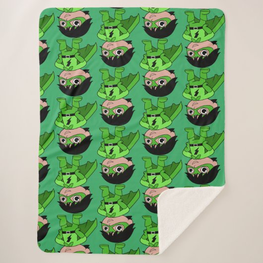 Super Boy Action Hero Sherpa Deken (Voorkant)