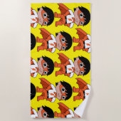 Super Boy Action Hero Strandlaken (Voorkant)