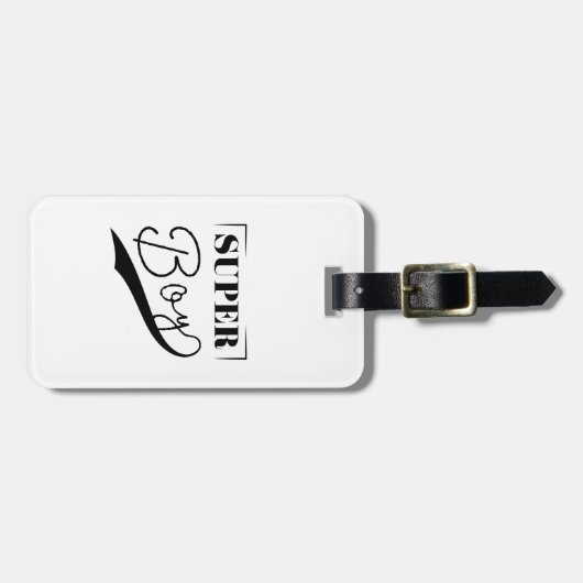 Super Boy Bagagelabel (Voorkant horizontaal)