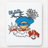 Super Boy Blam Bang Pow Muismat (Voorkant)