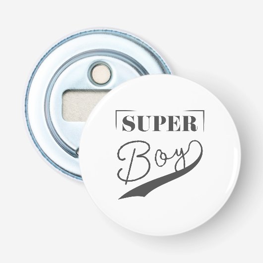 Super Boy Button Flesopener (Voorkant)