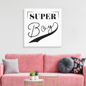Super Boy Canvas Afdruk (Insitu (Woonkamer))