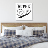 Super Boy Canvas Afdruk (Insitu (Slaapkamer))