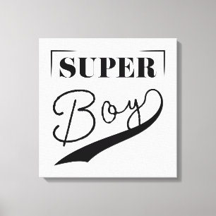 Super Boy Canvas Afdruk