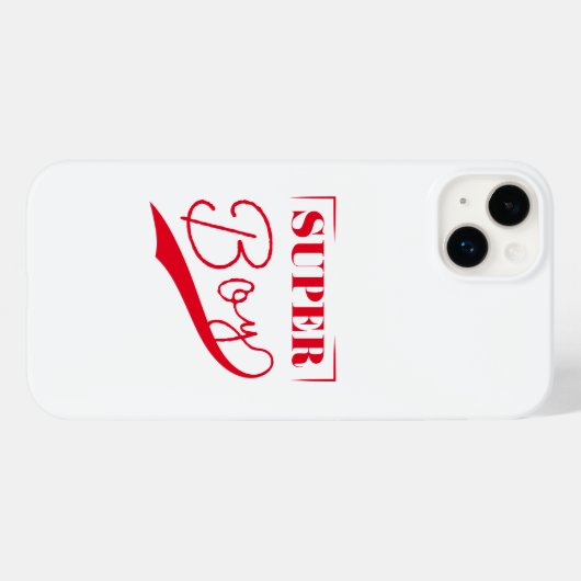 Super Boy Case-Mate iPhone Case (Achterkant (horizontaal))