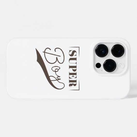 Super Boy Case-Mate iPhone Case (Achterkant (horizontaal))