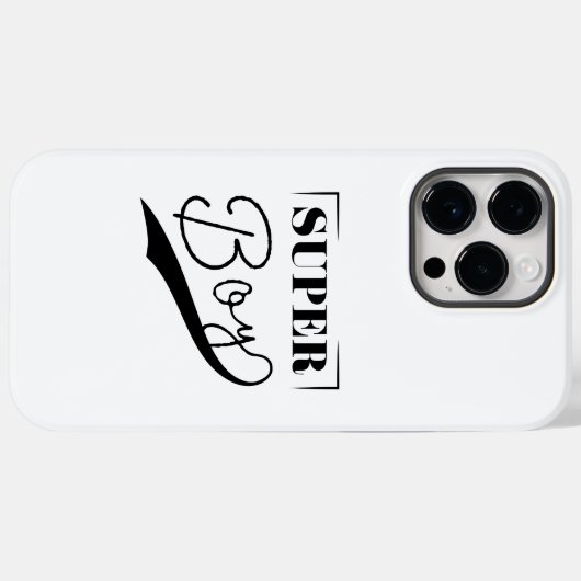 Super Boy Case-Mate iPhone Case (Achterkant (horizontaal))