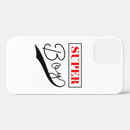 Super Boy Case-Mate iPhone Case (Achterkant (horizontaal))