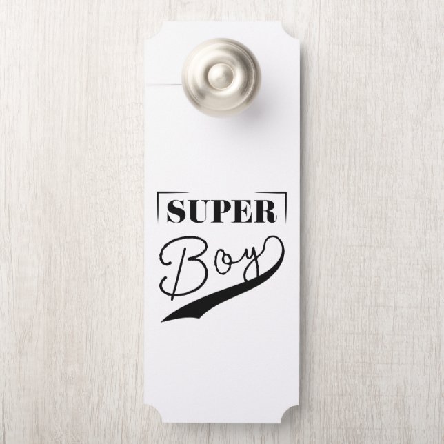 Super Boy Deurhanger (Op knop)